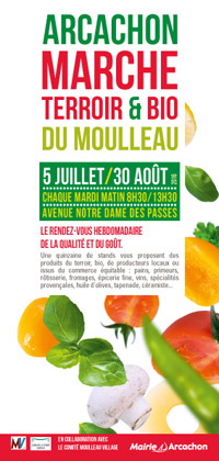 Venez découvrir tout l'été le marché bio du Moulleau